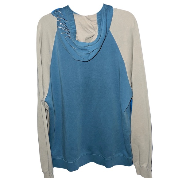 NIKE AIR JORDAN “Flight” Hoodie Blue/Gray Men’s Size XXL Pre-owned - Picture 2 of 6